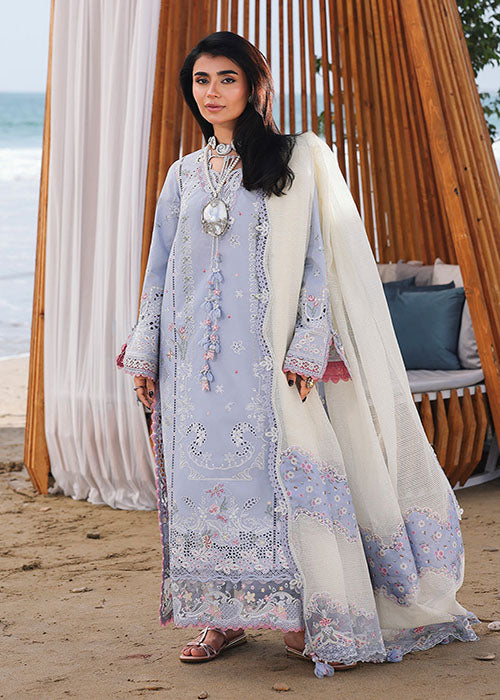 Qalamkar - Sahil Luxury Lawn Collection 2026 - SA-08